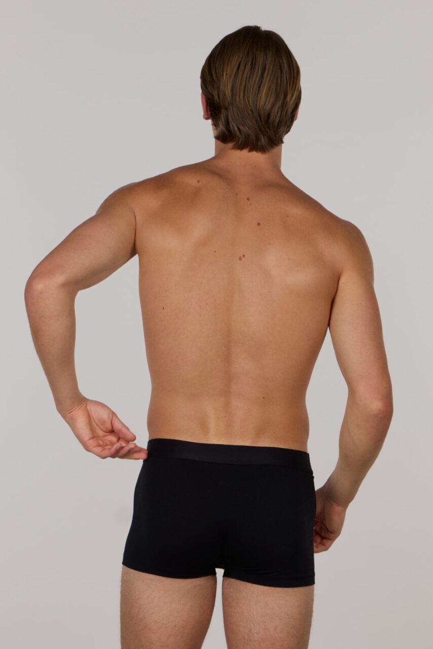 Soft Cotton Premium 3 Pack Trunk-Black