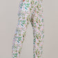 DOUBLE COTTON TROUSERS-WHITE/GREEN