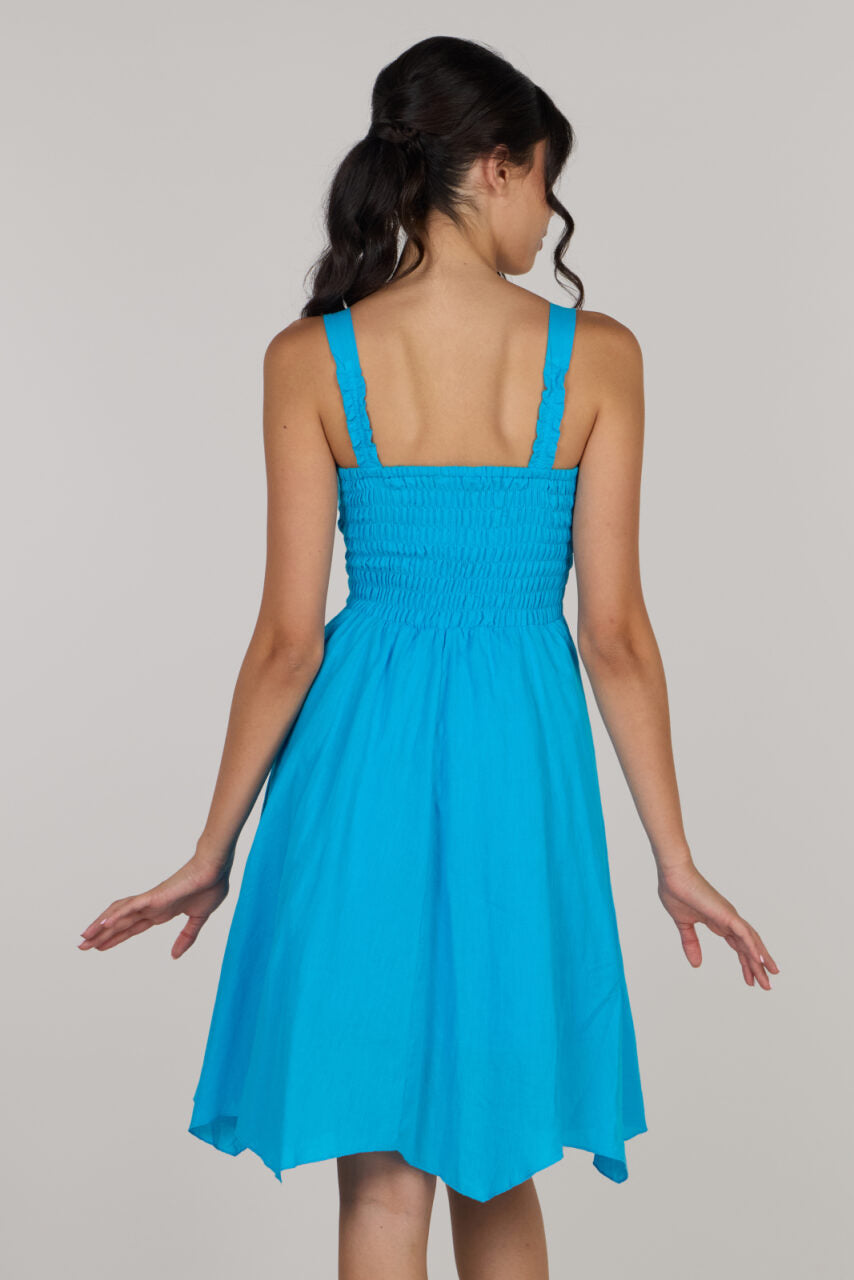 Eva fit & flare short dress