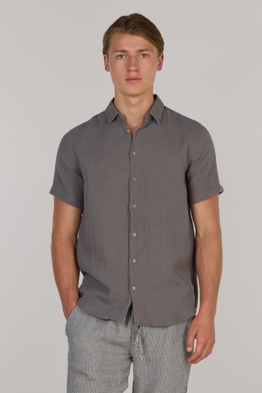 TIM DOUBLE SHIRT-GREY