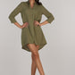 DOUBLE SHIRT TUNIC-OLIVE