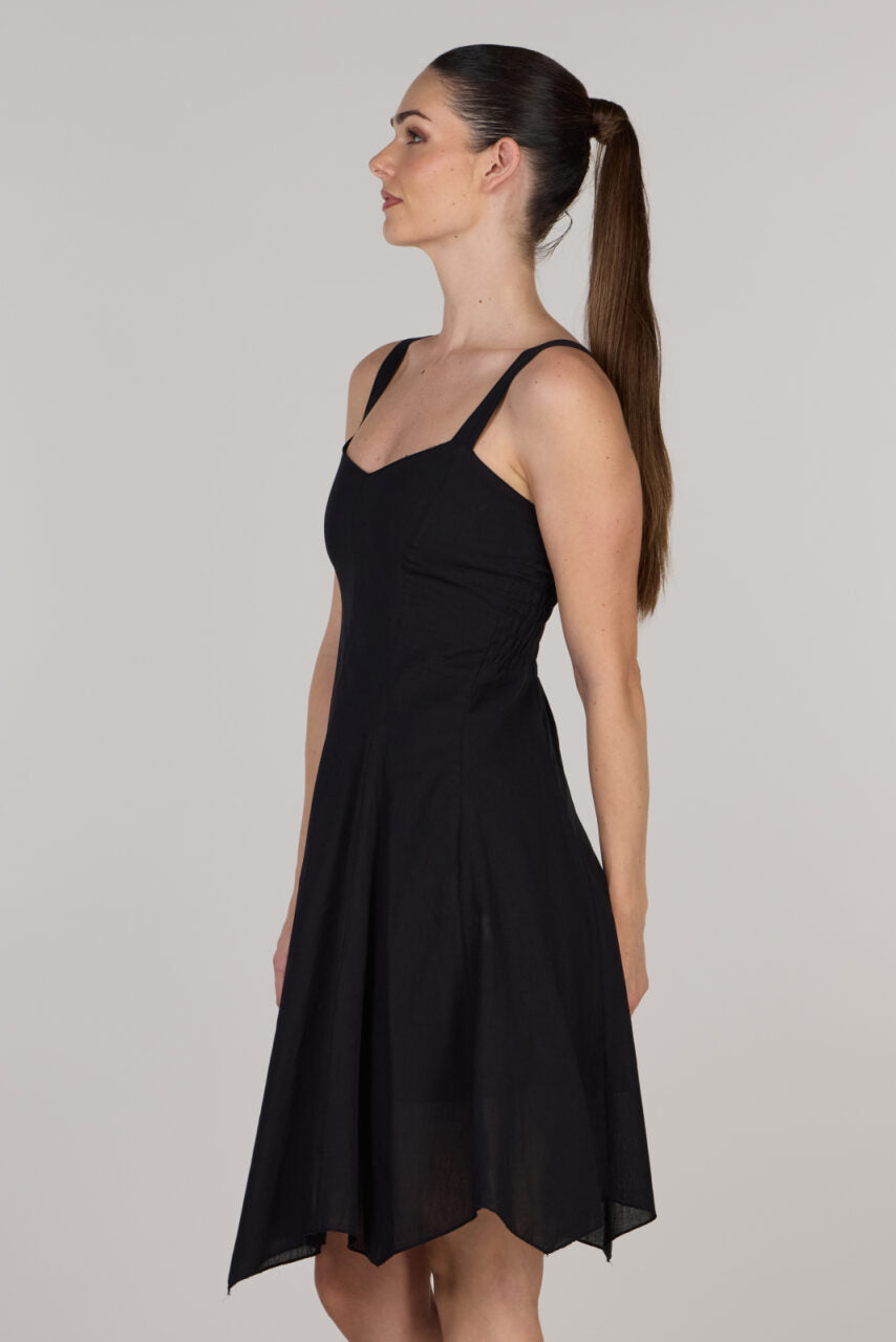 Eva fit & flare short dress