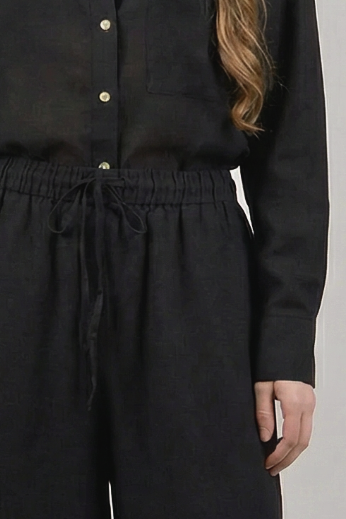 WIDE LINEN TROUSERS
