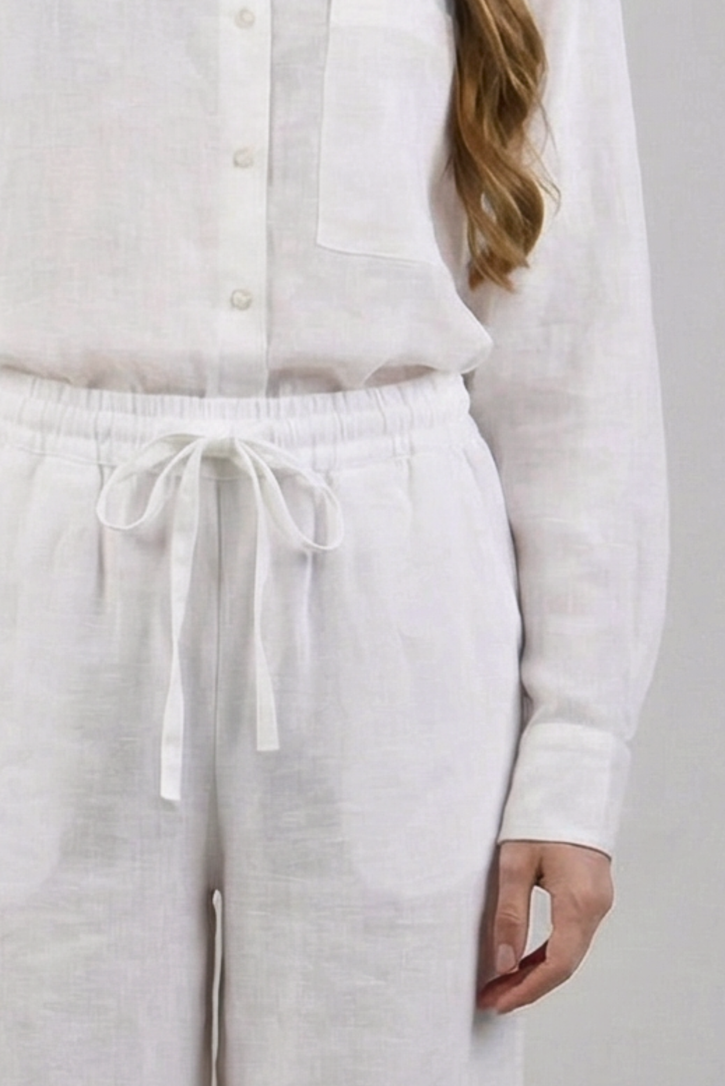 ШИРОКИЕ ЛЬНЯНЫЕ БРЮКИ