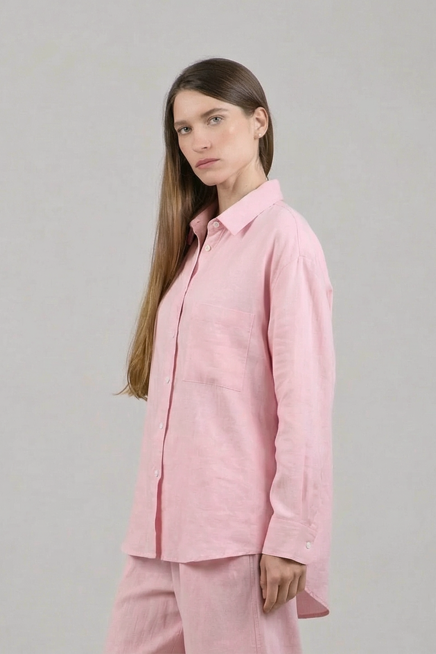 قميص كتان مريح