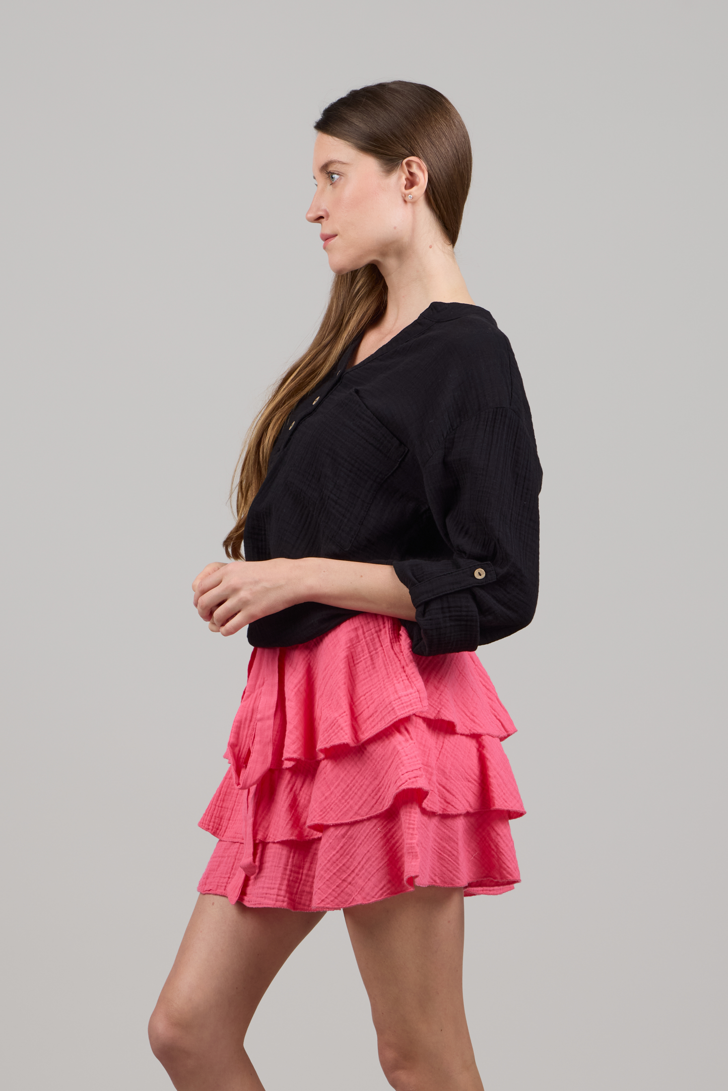 KATTY V-NECK LONG SLEEVE TOP