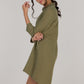 DOUBLE SHIRT TUNIC-OLIVE
