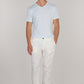 ICONIC LINEN TROUSERS-WHITE