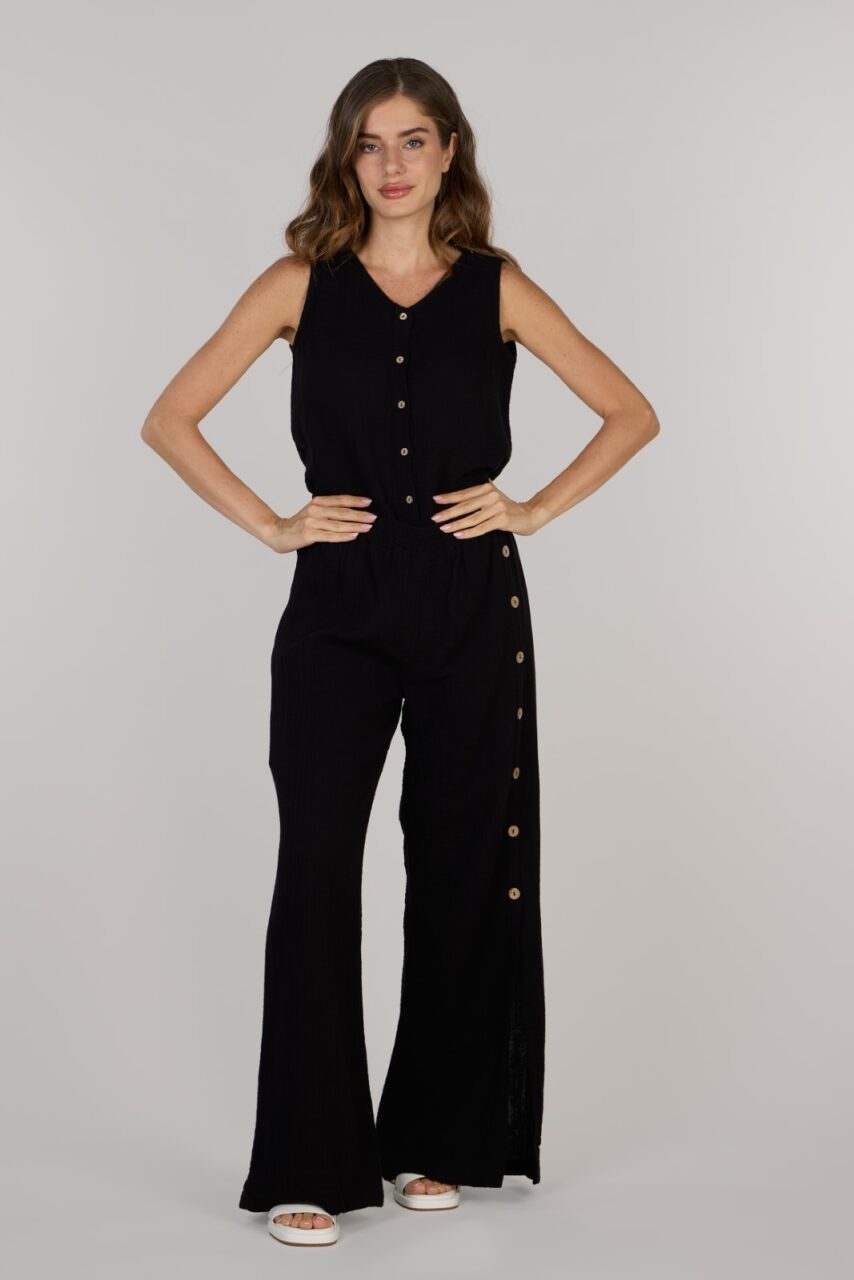 JENNY DOUBLE PANT- BLACK