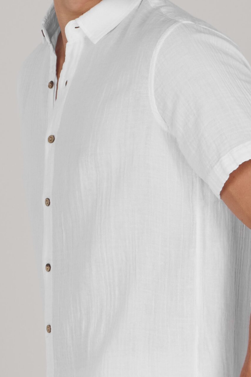 TIM DOUBLE SHIRT-WHITE