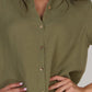 DOUBLE SHIRT TUNIC-OLIVE