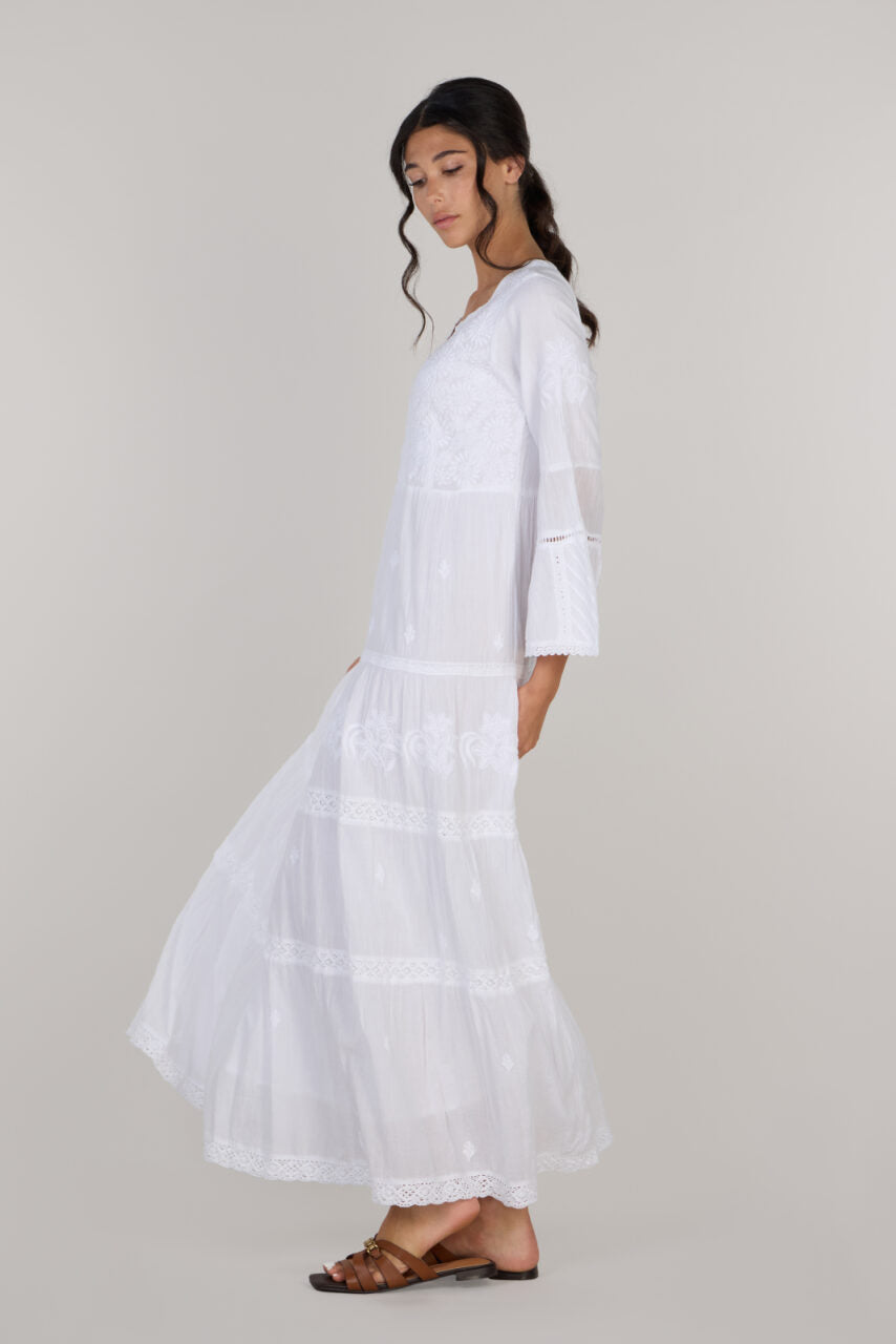 Giselle Flared Sleeve Dress