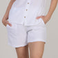 KATTY DOUBLE SHORTS-WHITE