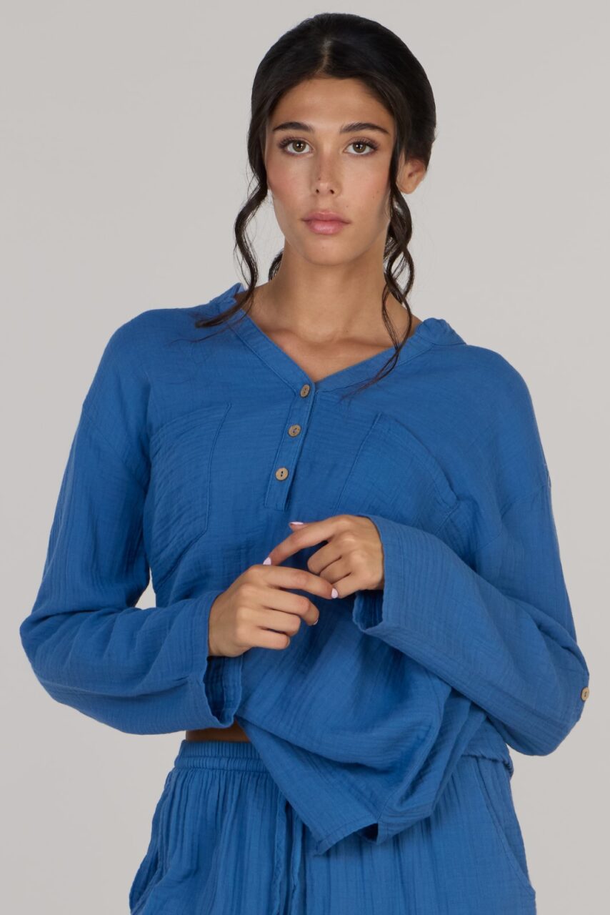 KATTY TOP DOUBLE - INDIGO