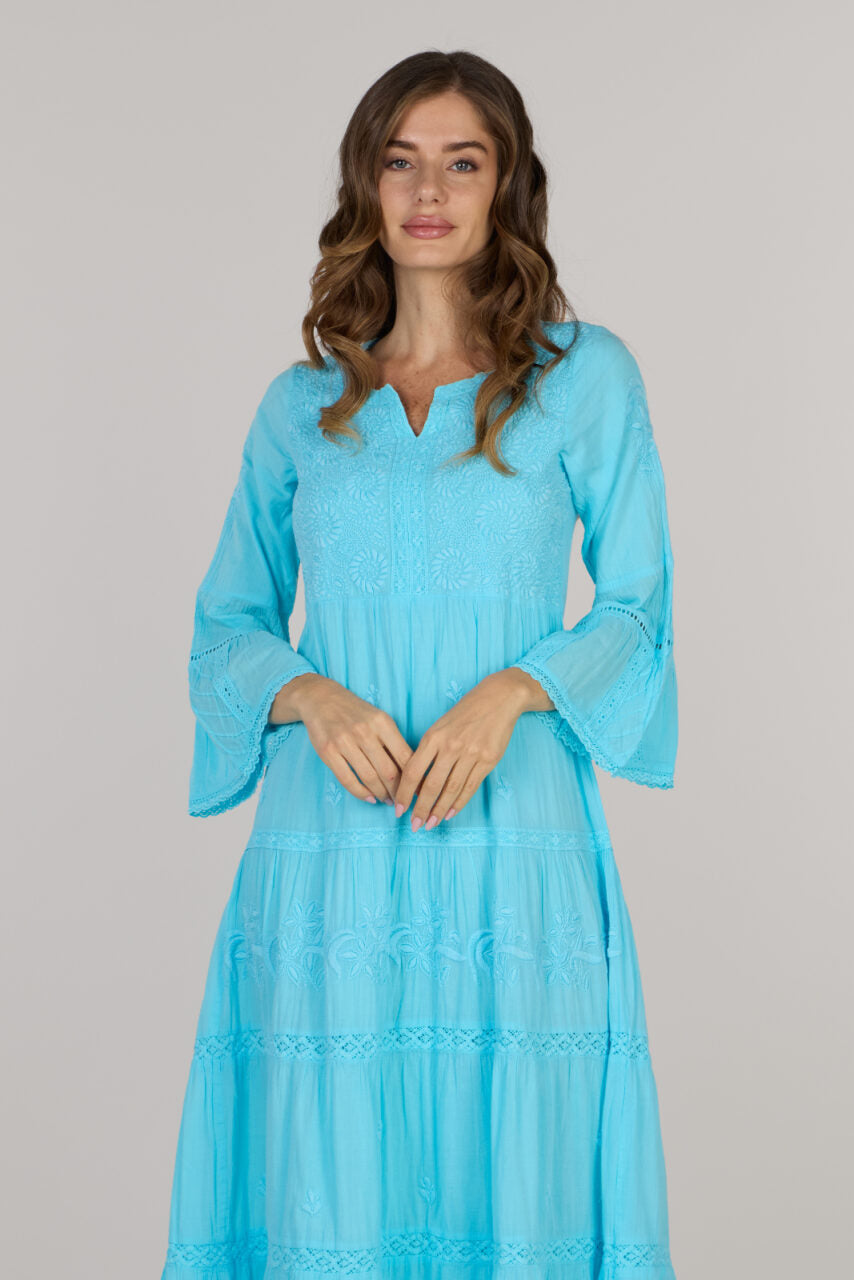 Giselle Flared Sleeve Dress
