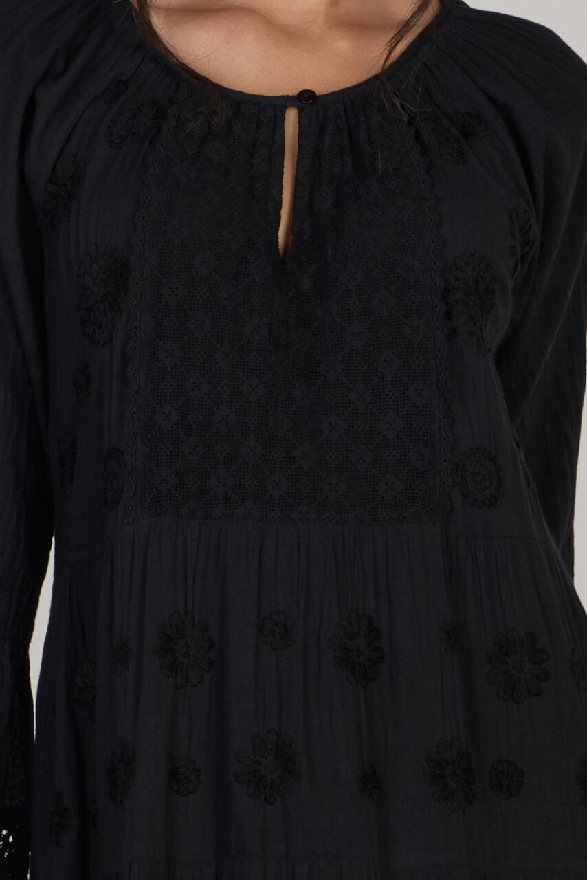 Flower Garden Embroidered Dress