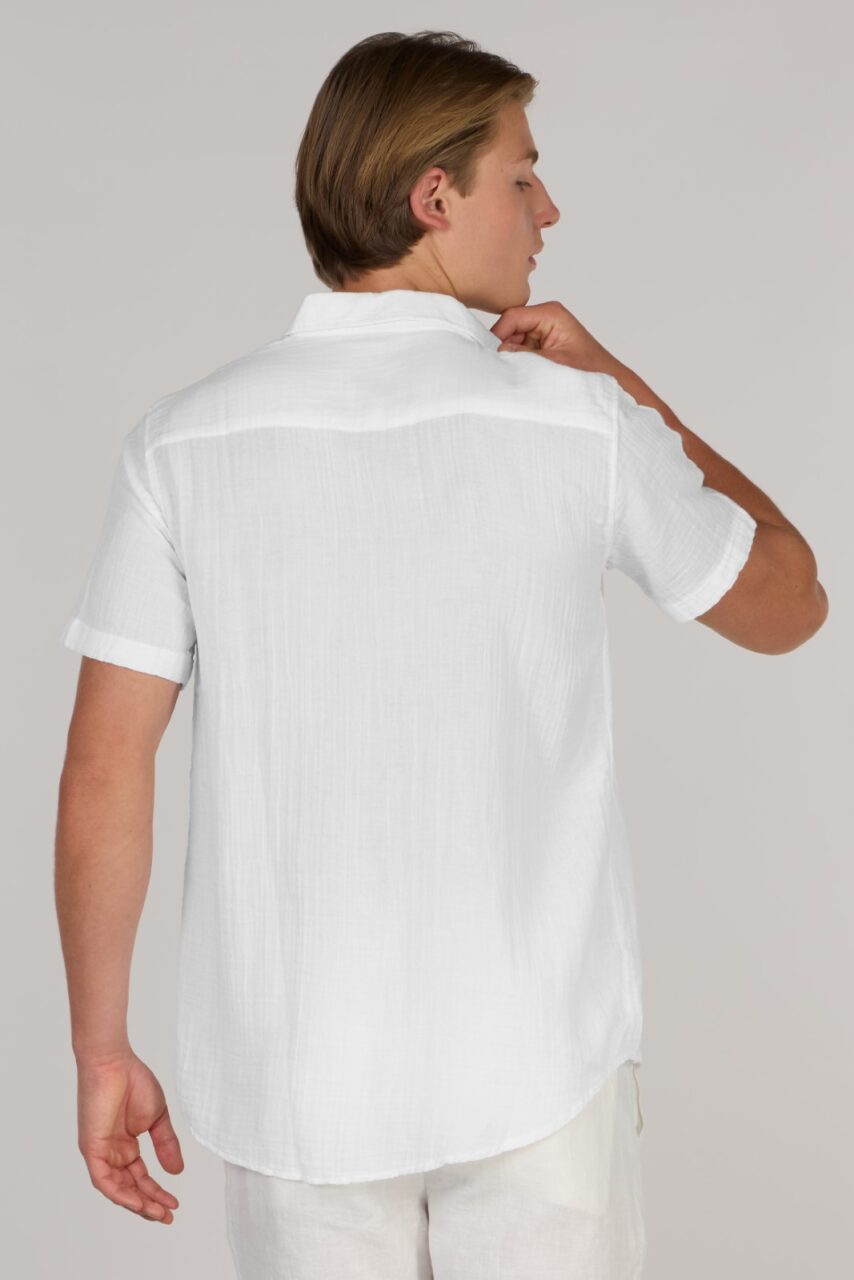 TIM DOUBLE SHIRT-WHITE