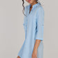 DOUBLE SHIRT TUNIC-ICE BLUE