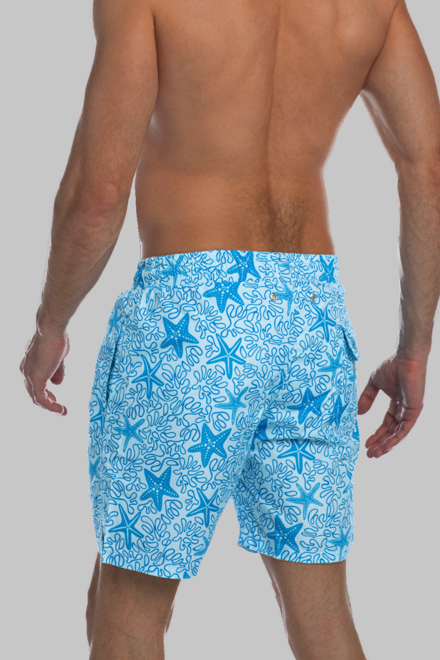 Swim Shorts - Light Sea Stars
