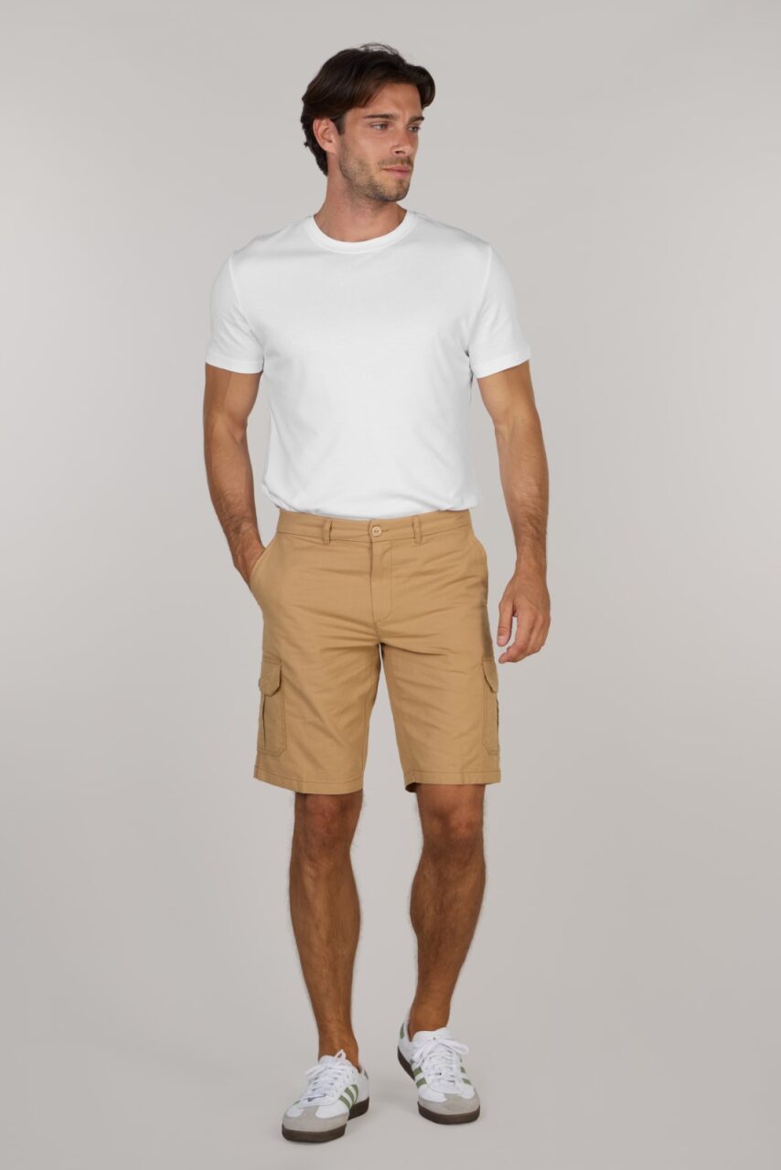 WILLIAM CARGO SHORTS-KHAKI