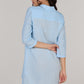 DOUBLE SHIRT TUNIC-ICE BLUE