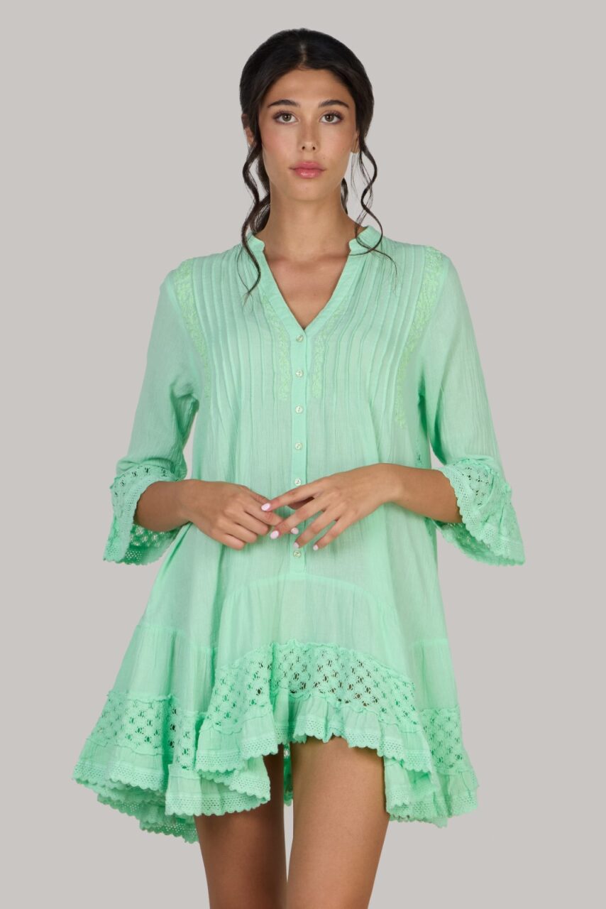 Freedom Tunic- Pista Green