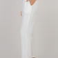 DOUBLE COTTON TROUSERS-WHITE