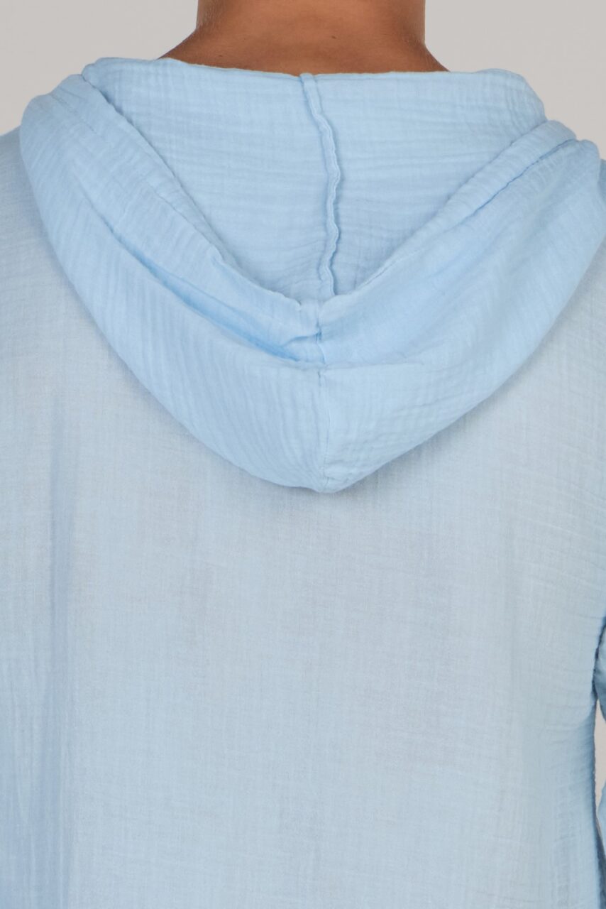 Hoodie Double Comfort Shirt-Ice Blue