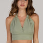 KATTY MINI TOP DOUBLE-LIGHT OLIVE