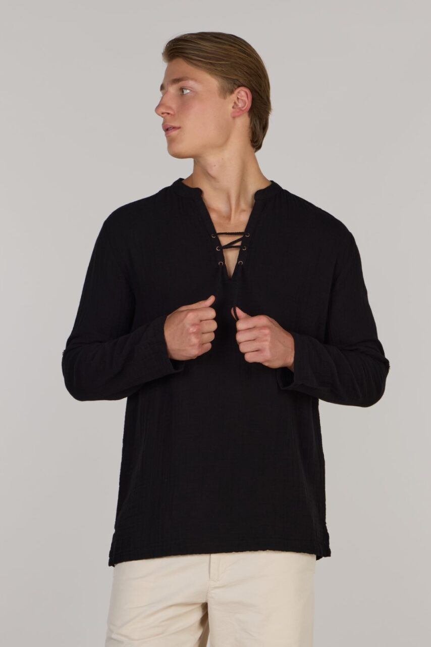 ALEXANDRU DOUBLE T-SHIRT-BLACK