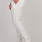 ICONIC LINEN TROUSERS-WHITE