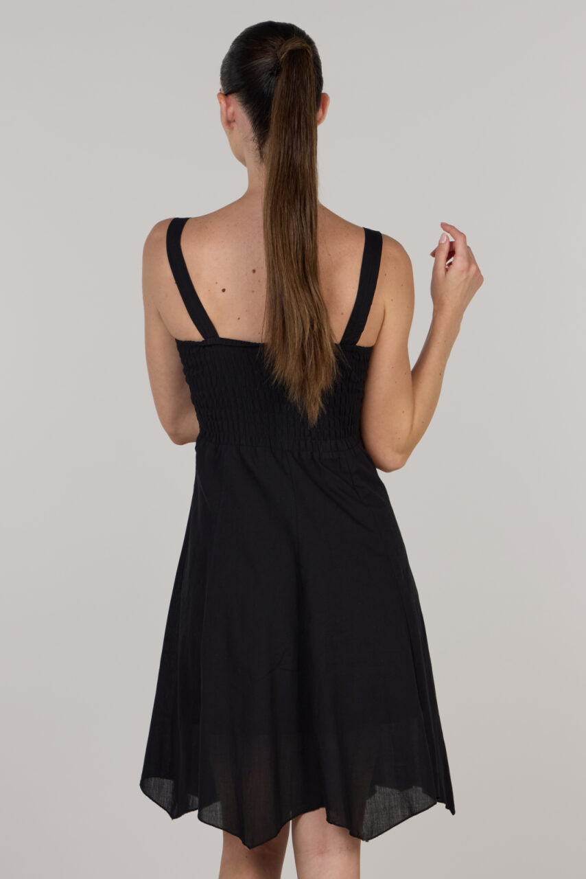 Eva fit & flare short dress