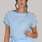 JENNY TOP DOUBLE-ICE BLUE