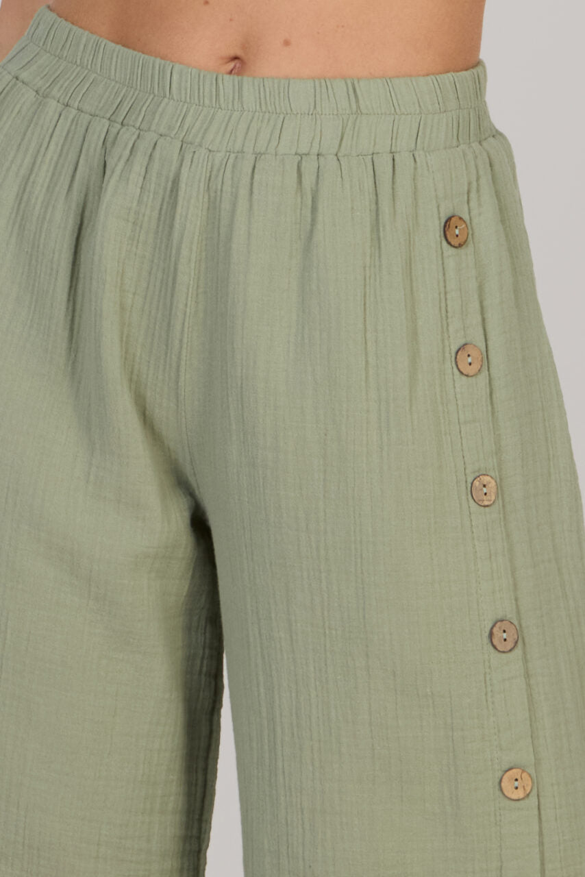 JENNY DOUBLE PANT- LIGHT OLIVE