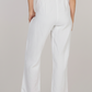 DOUBLE COTTON TROUSERS-WHITE