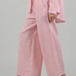 WIDE LINEN TROUSERS