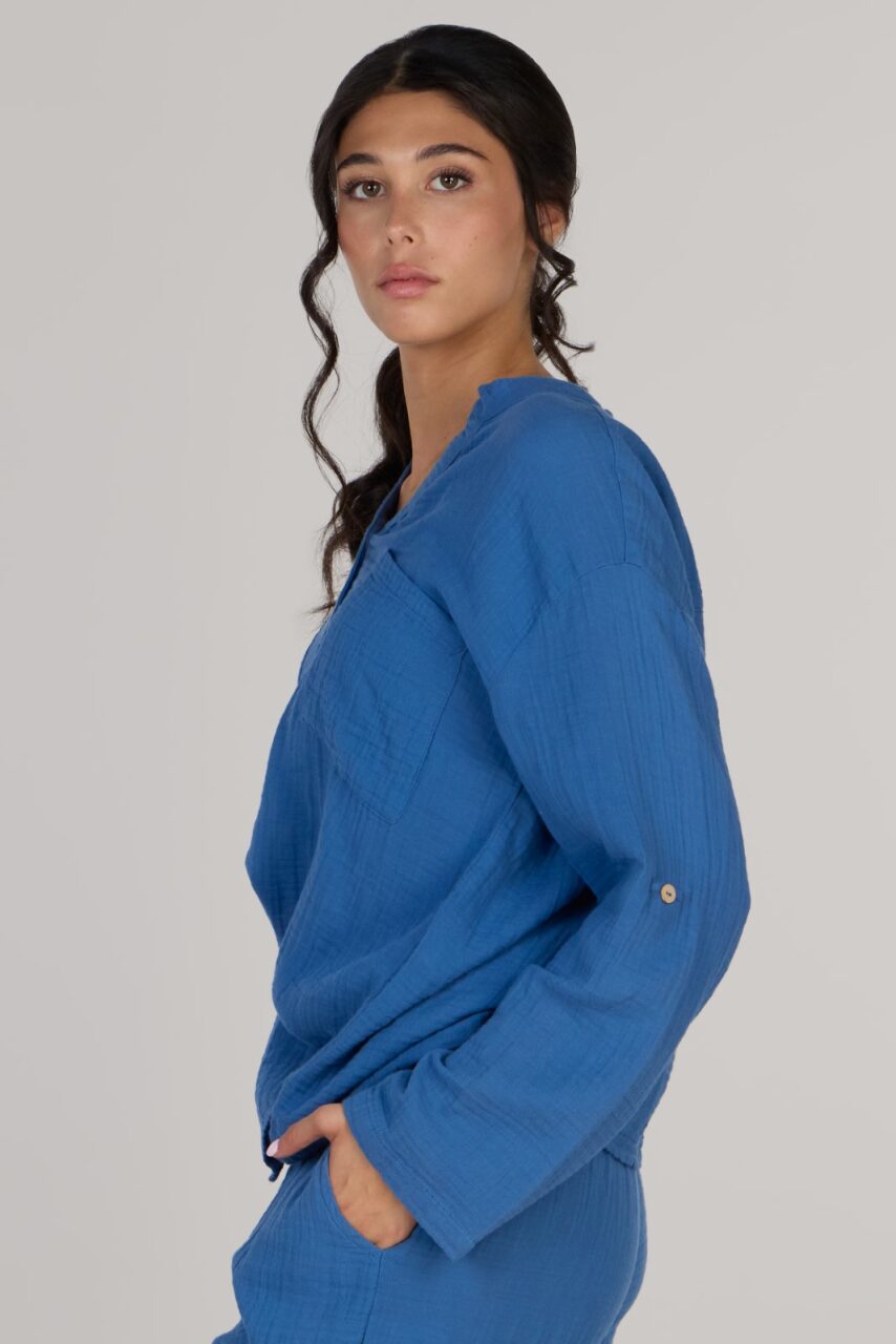 KATTY TOP DOUBLE - INDIGO