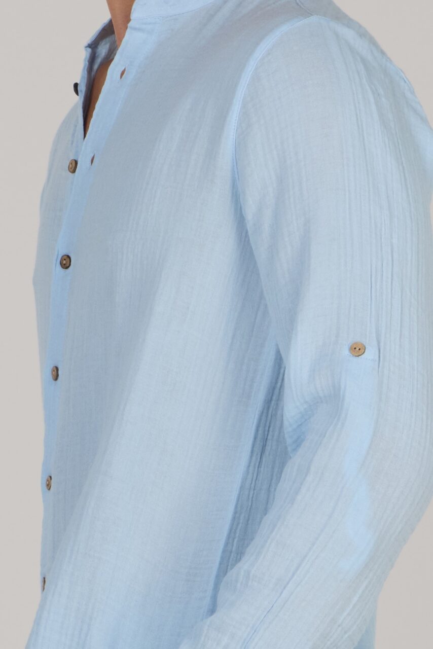 TIMMY DOUBLE SHIRT-ICE BLUE