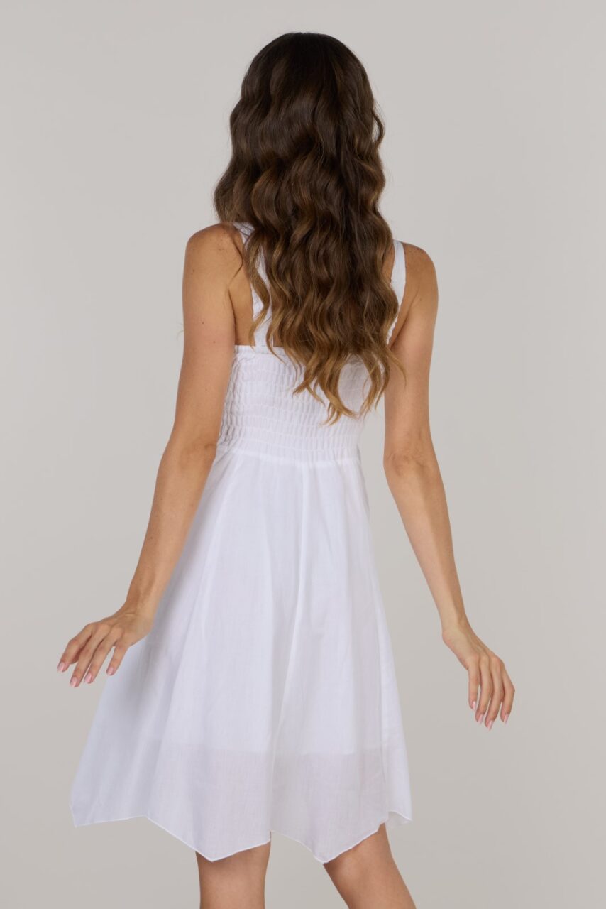 Eva fit & flare short dress