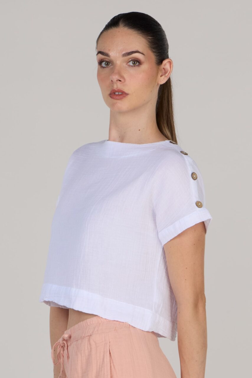 JENNY TOP DOUBLE- WHITE