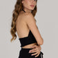 KATTY MINI TOP DOUBLE-BLACK