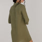 DOUBLE SHIRT TUNIC-OLIVE