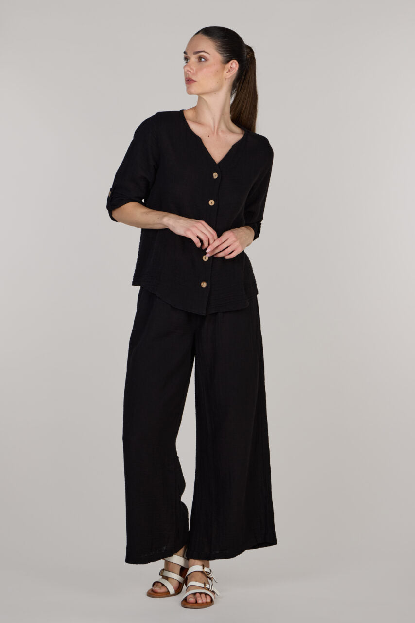 CAPRI TROUSERS DC - BLACK