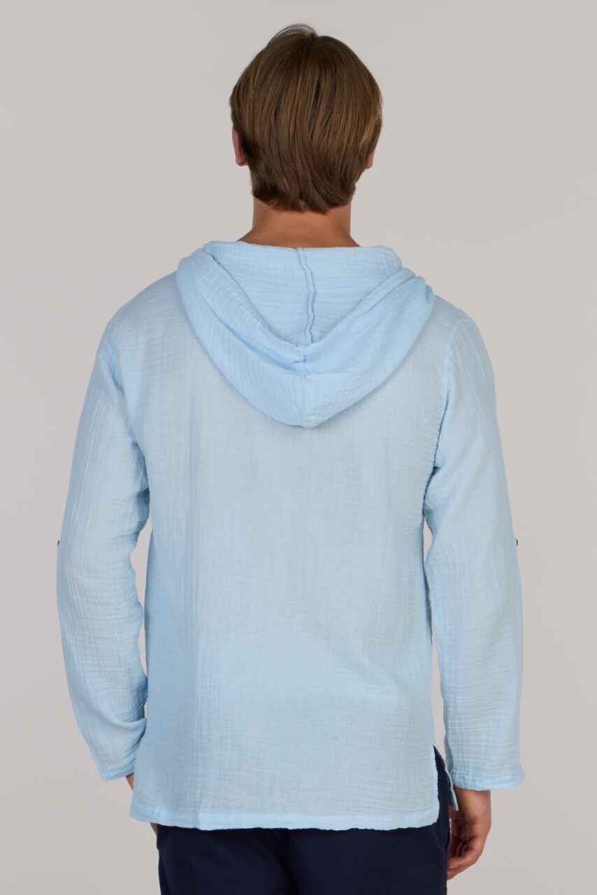 Hoodie Double Comfort Shirt-Ice Blue