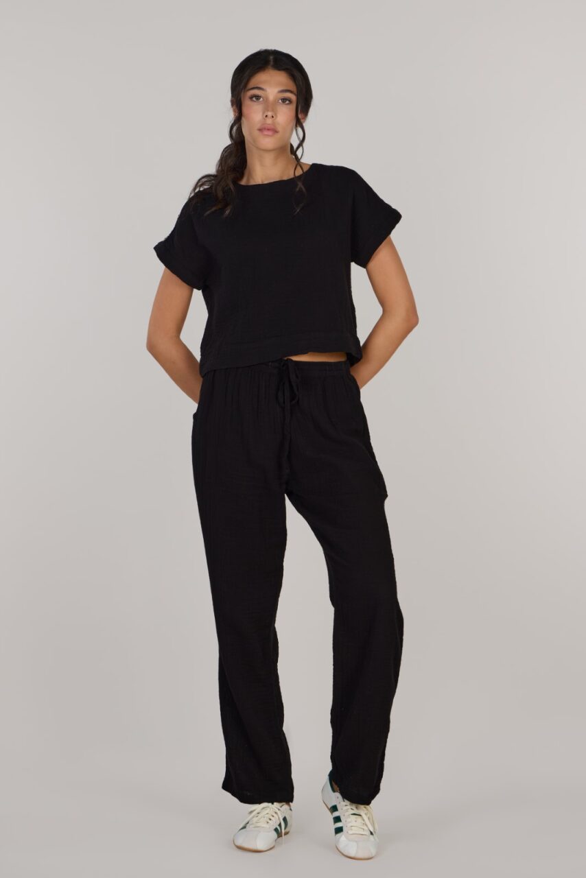 JENNY TOP DOUBLE- BLACK