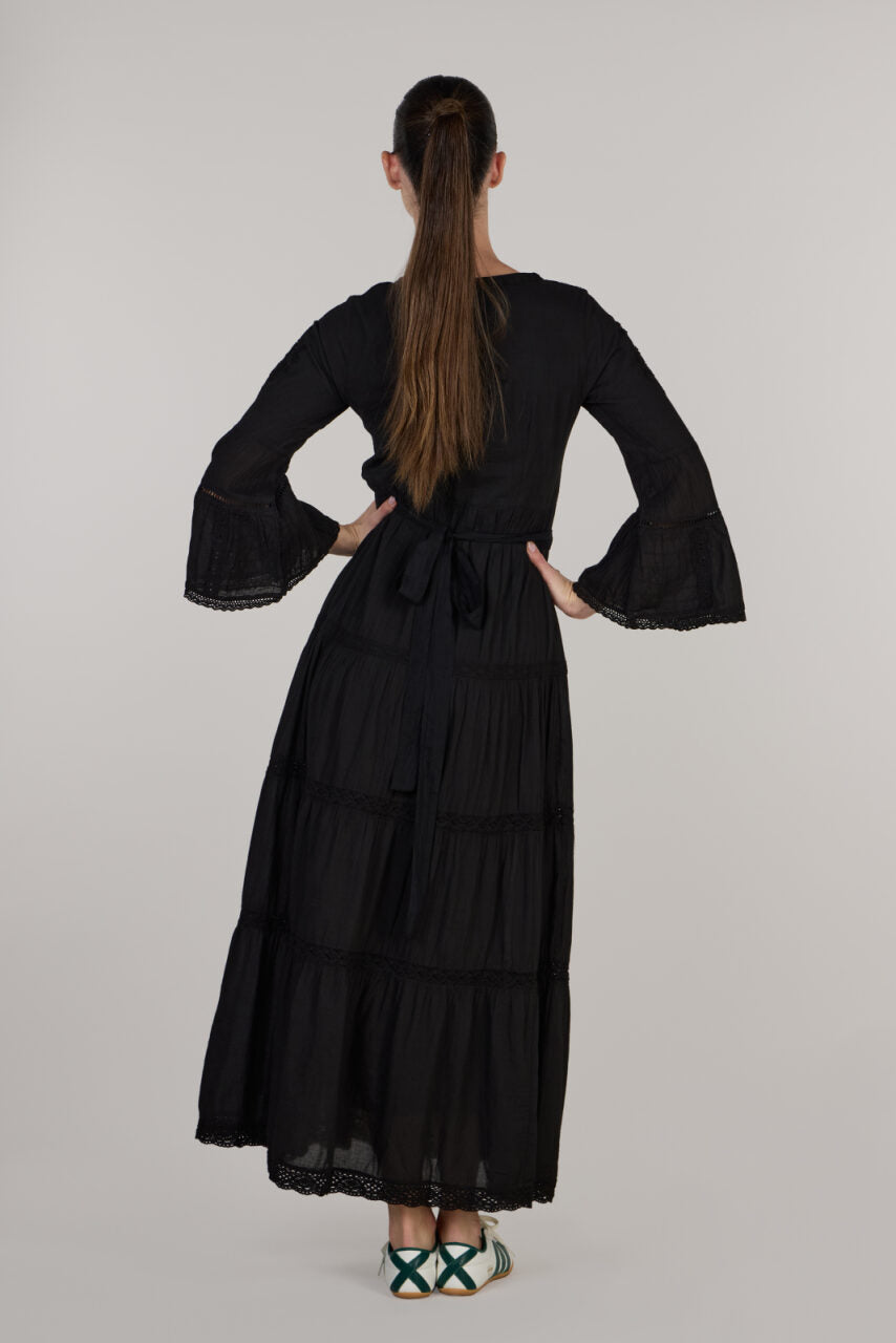 Giselle Flared Sleeve Dress