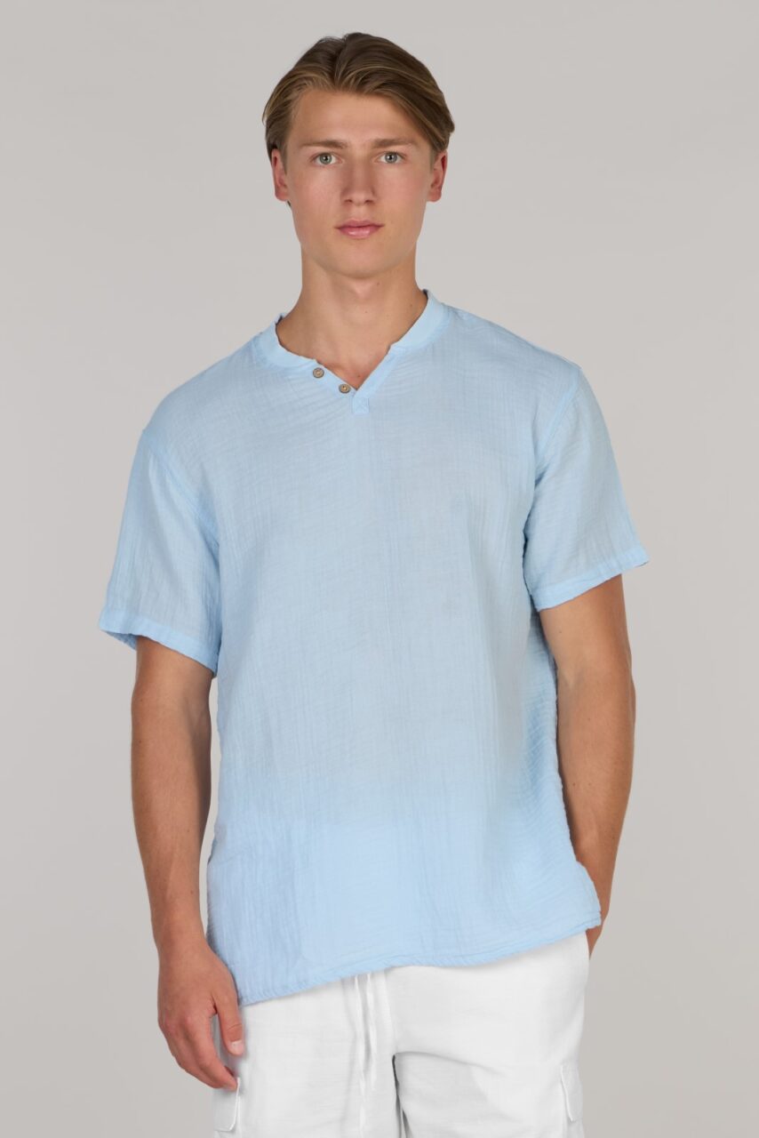 T-shirt Double Comfort-Ice Blue