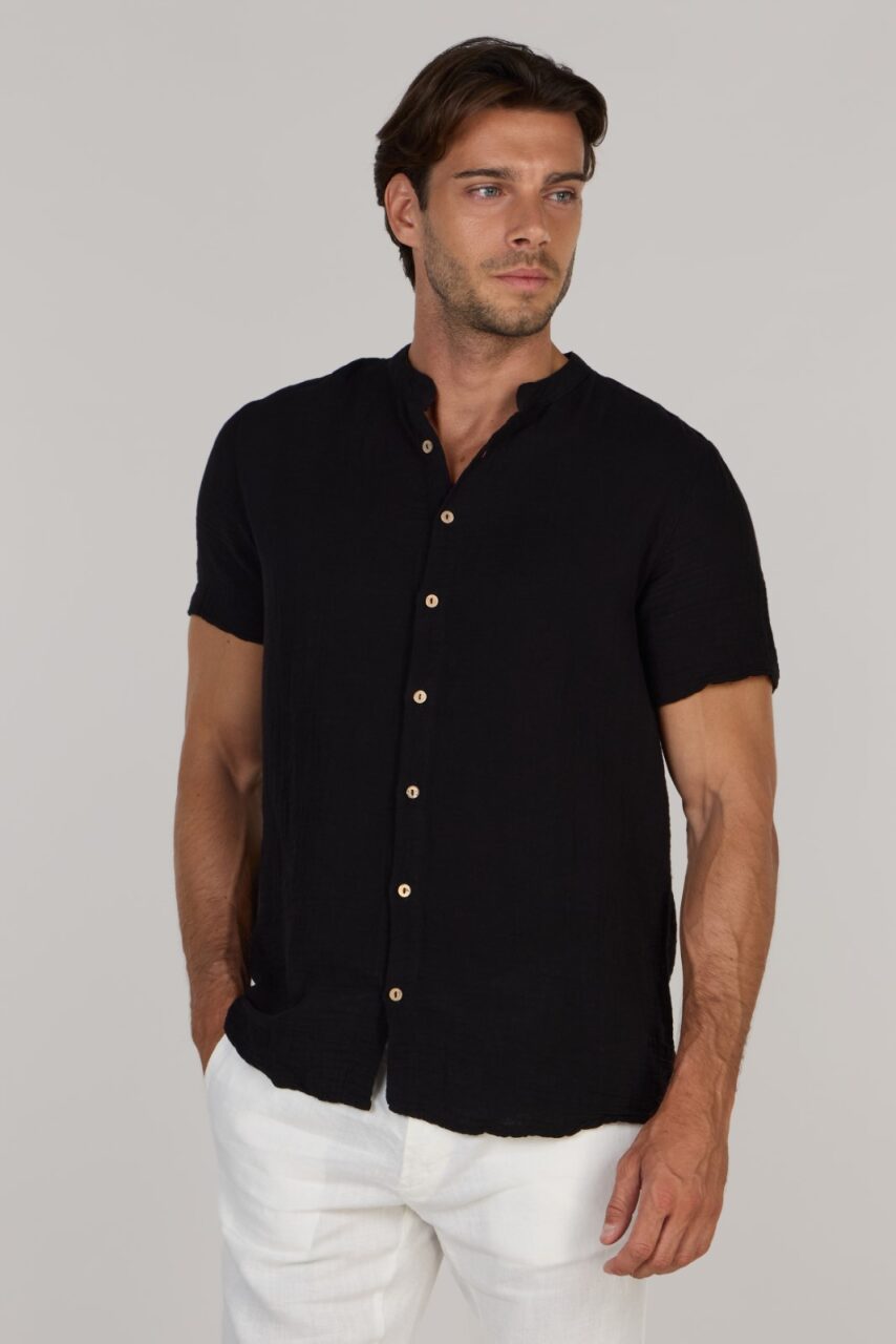 IGO SHIRT DC-BLACK