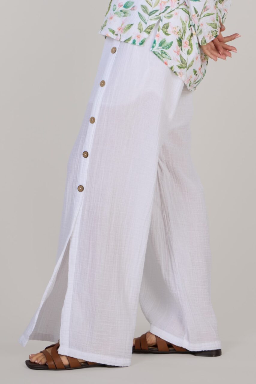 JENNY DOUBLE PANT- WHITE