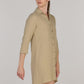 DOUBLE SHIRT TUNIC-MINK